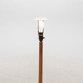 A wooden floor lamp first half of the 20th century.