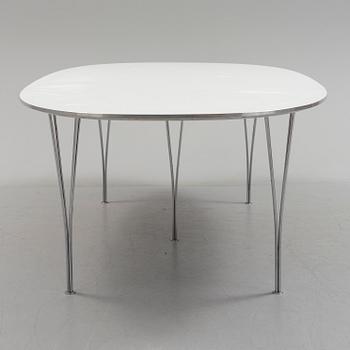 A "Superellips" table by Bruno Mathsson and Piet Hein for Fritz Hansen.