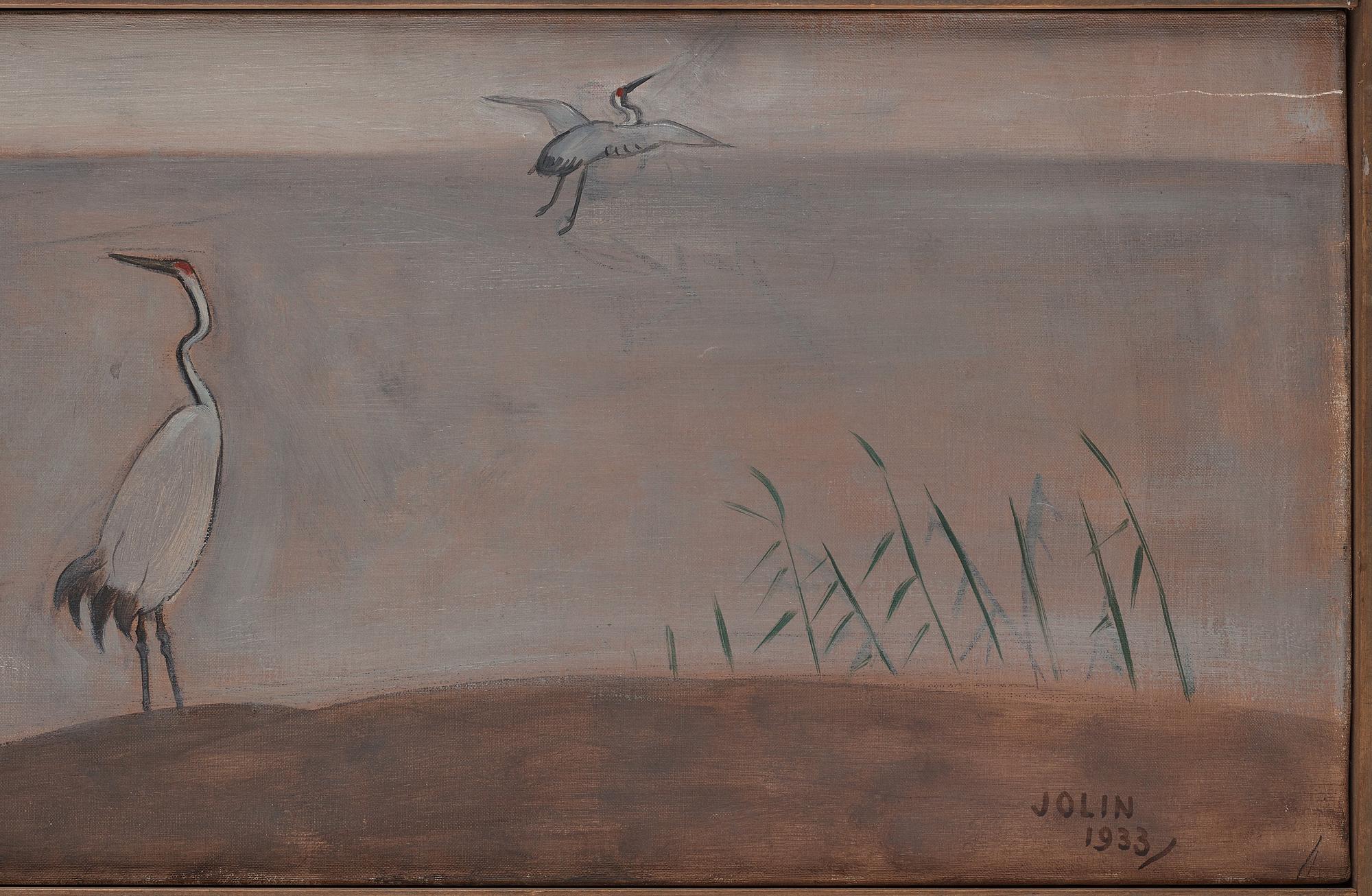 Einar Jolin, Cranes.