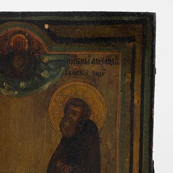 Ikon, Ryssland, 1800-tal, tempera på pannå.