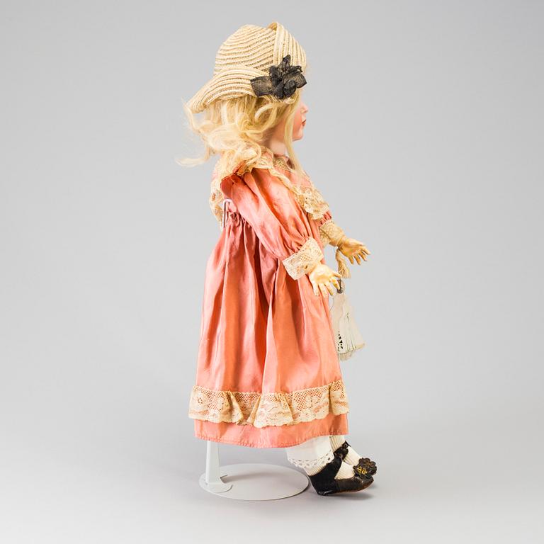 A bisque head doll 117A by Kämmer & Reinhardt, Germany, ca 1911.