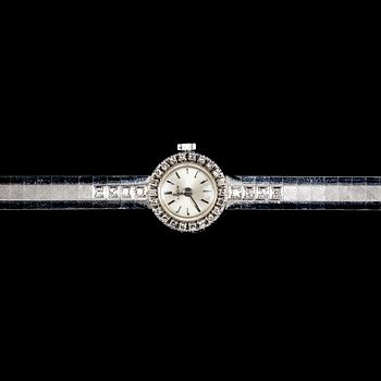 695. LADIES WRIST WATCH, Luxor, eight cut diamonds, tot. app. 0.40 cts.