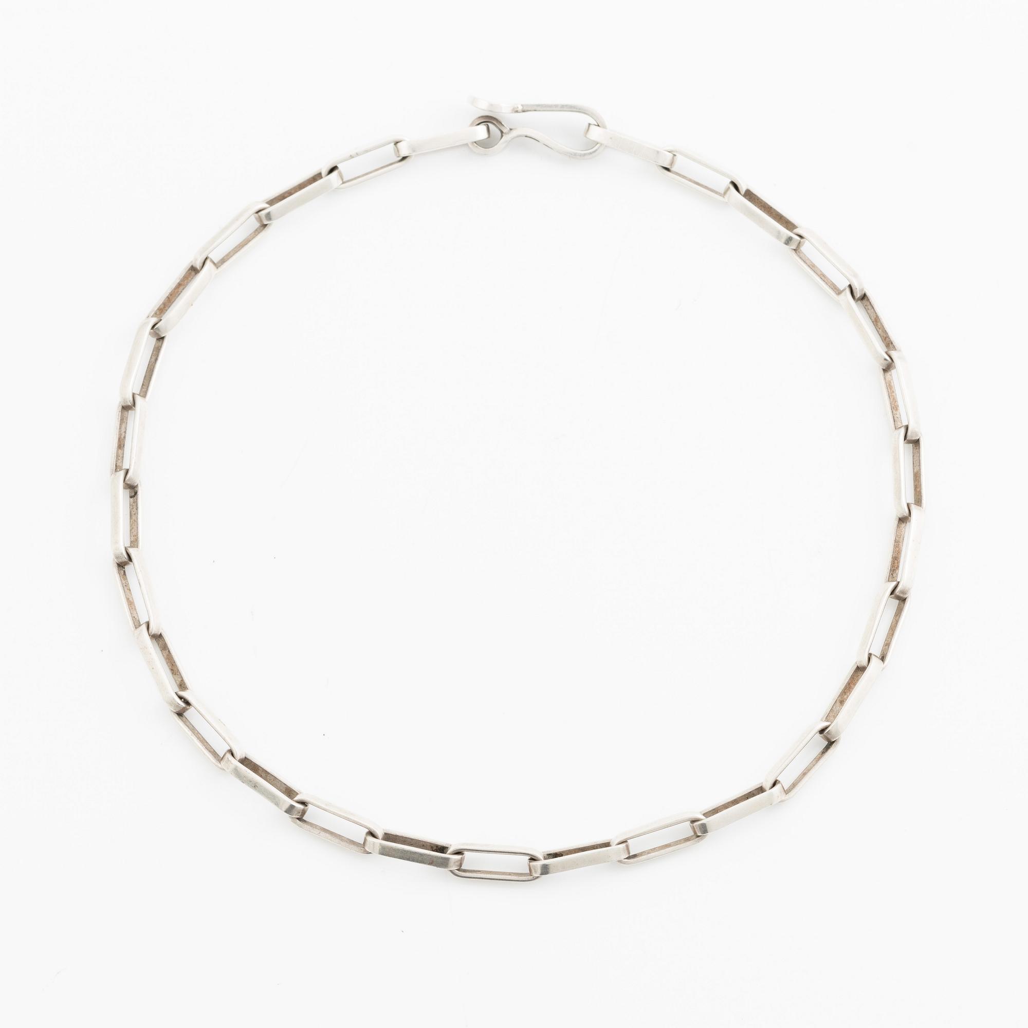 Karl-Ingemar Johansson, necklace, silver.
