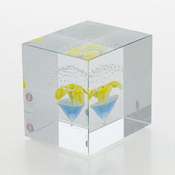 Oiva Toikka, vuosikuutio 2000, signeerattu Oiva Toikka Nuutajärvi 2000, 922/2000.