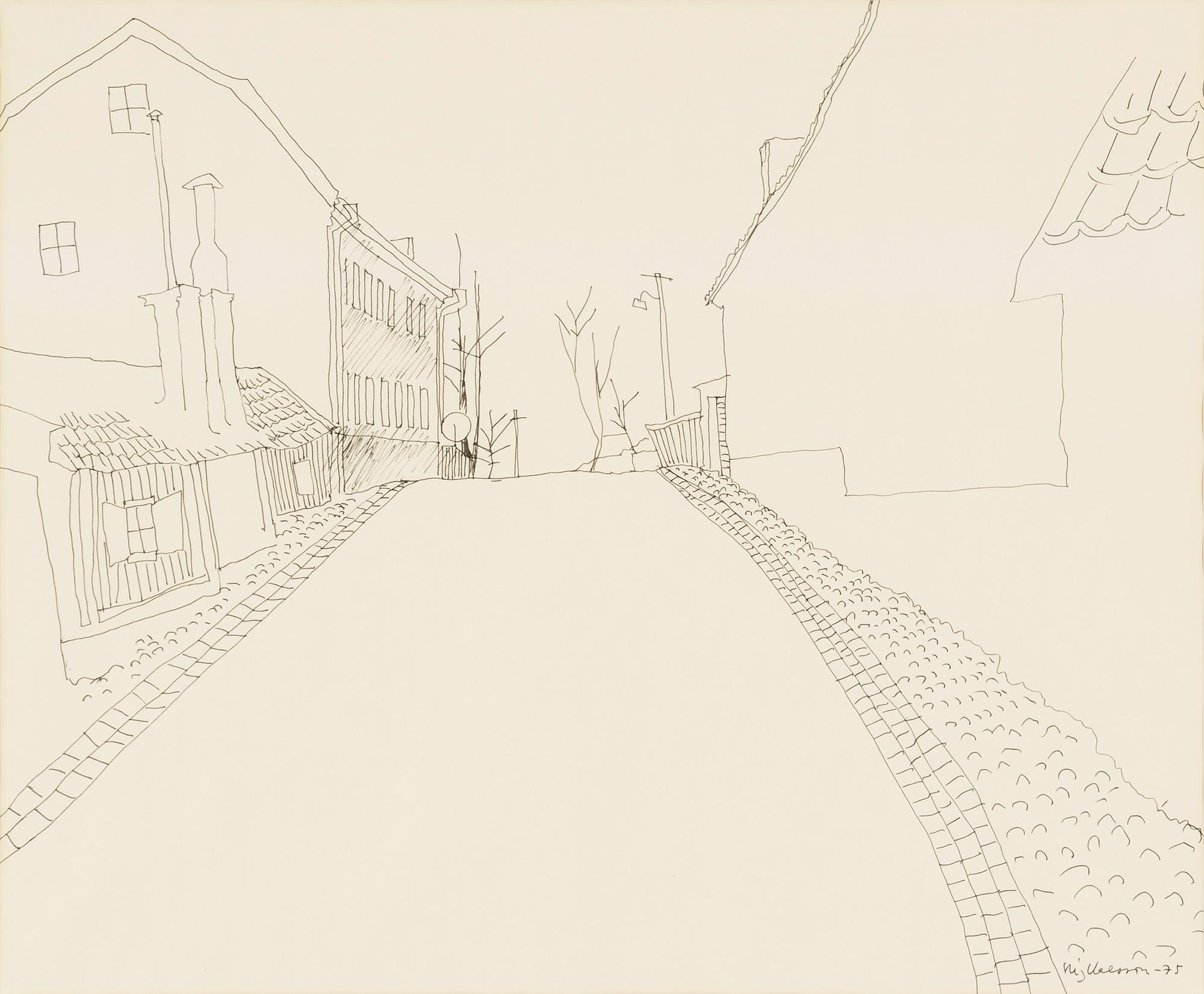 Slas (Stig Claesson), Street in Södermalm.