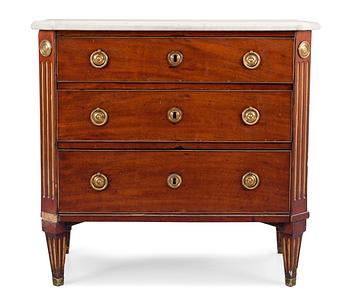 464. A late Gustavian commode by A. Scherling.