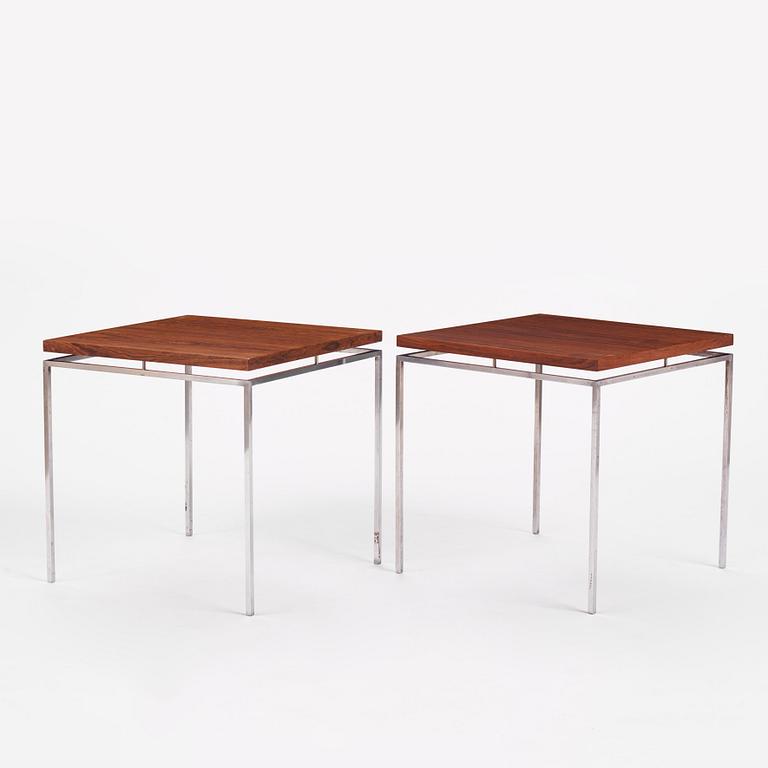 Knud Joos, a pair of side tables, Jason, Denmark 1960s.