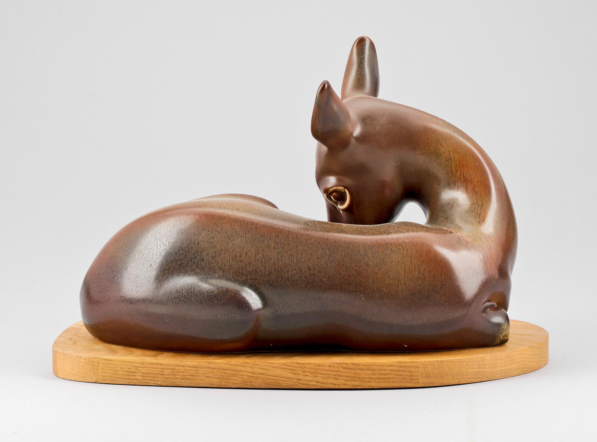 FIGURIN, stengods, Gunnar Nylund, Rörstrand.