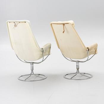 Bruno Mathsson, fåtöljer, ett par, ”Jetson”, Dux, 1900-talets andra hälft.