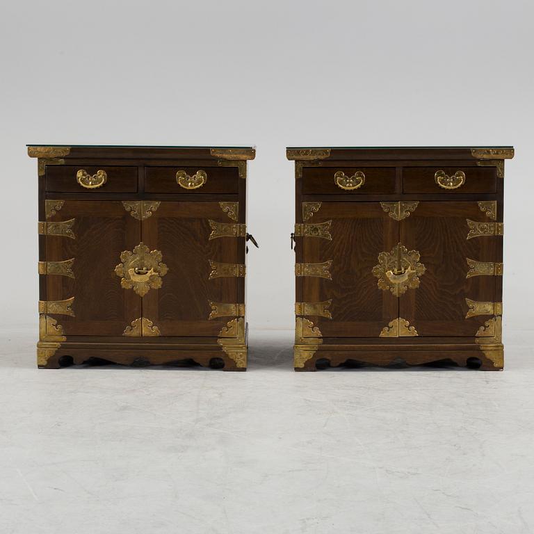 A pair of 20th century Korean cabinets.