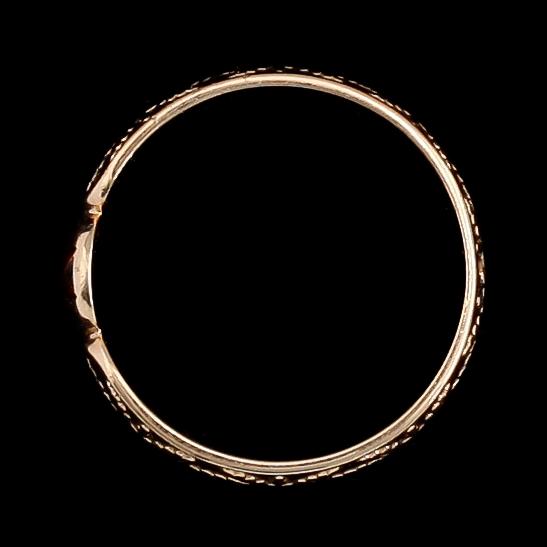 RING, 18 k guld, Sporrong, 1954. Vikt ca 8 gram.