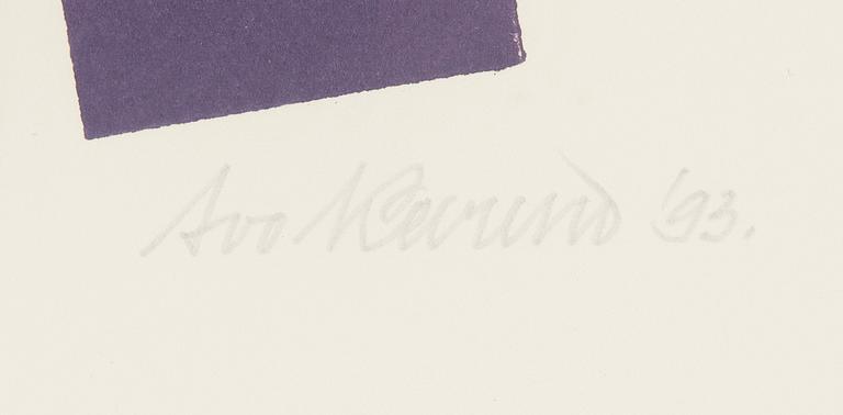 Avo Keerend, Komposition.