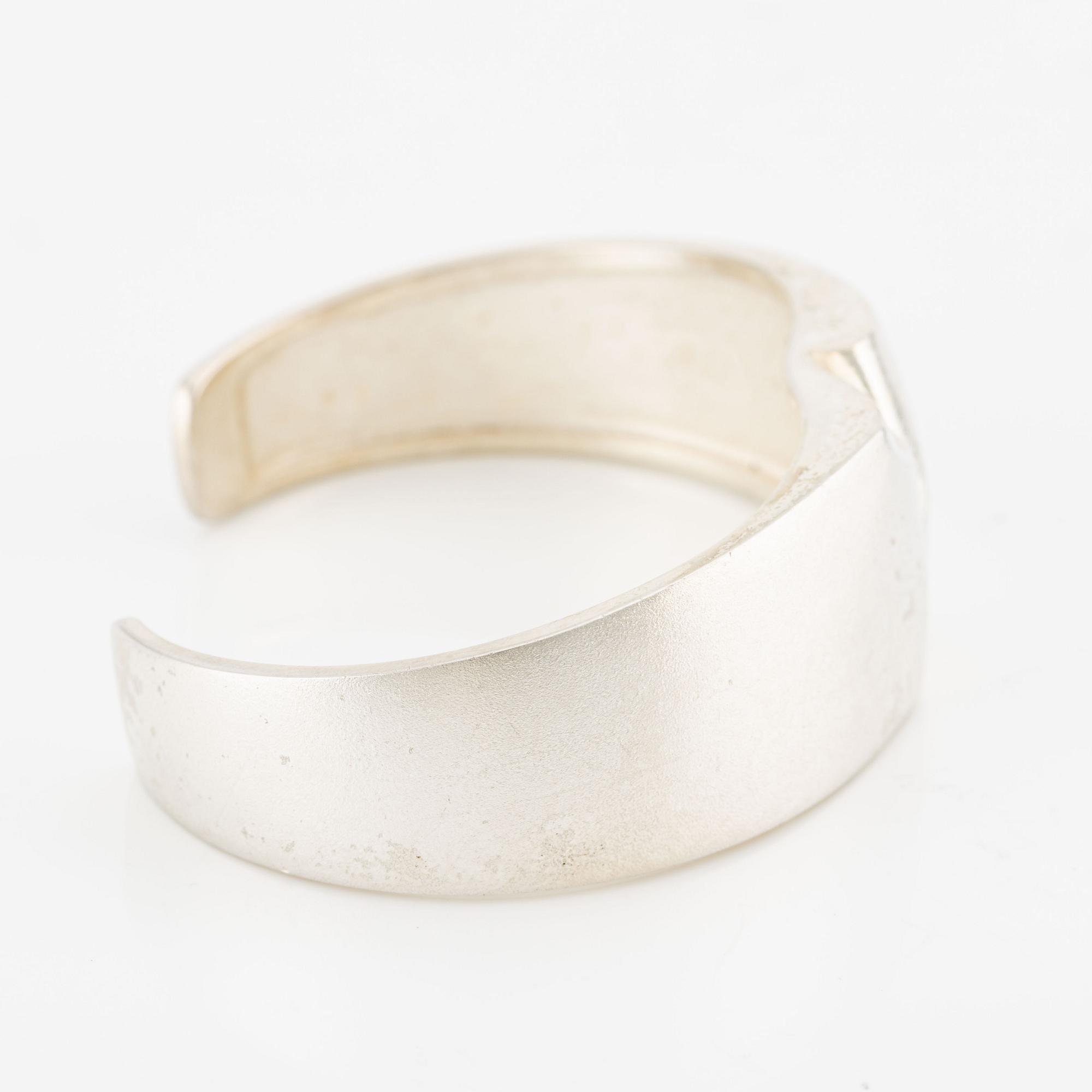 Lapponia bracelet sterling silver "Darinas bracelet", Finland 1989, designed by Björn Weckström.