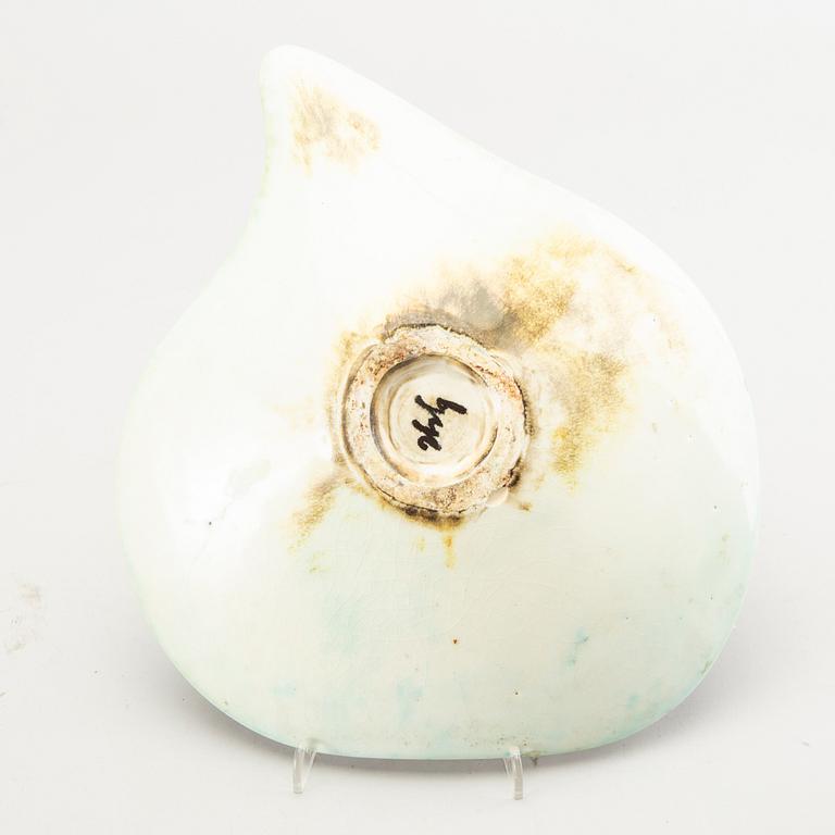 Hans Hedberg, a faience dish, Biot, France.