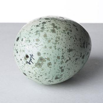 Hans Hedberg, a faience sculture of an egg, Biot, France.