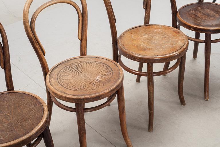 STOLAR, 4 st snarlika, bl a Thonet, 1900-talets början.