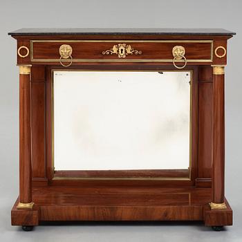 Console desserte, in the manner of Bernard Molitor (1755–1833), France, Empire, beginning of the 19th century.