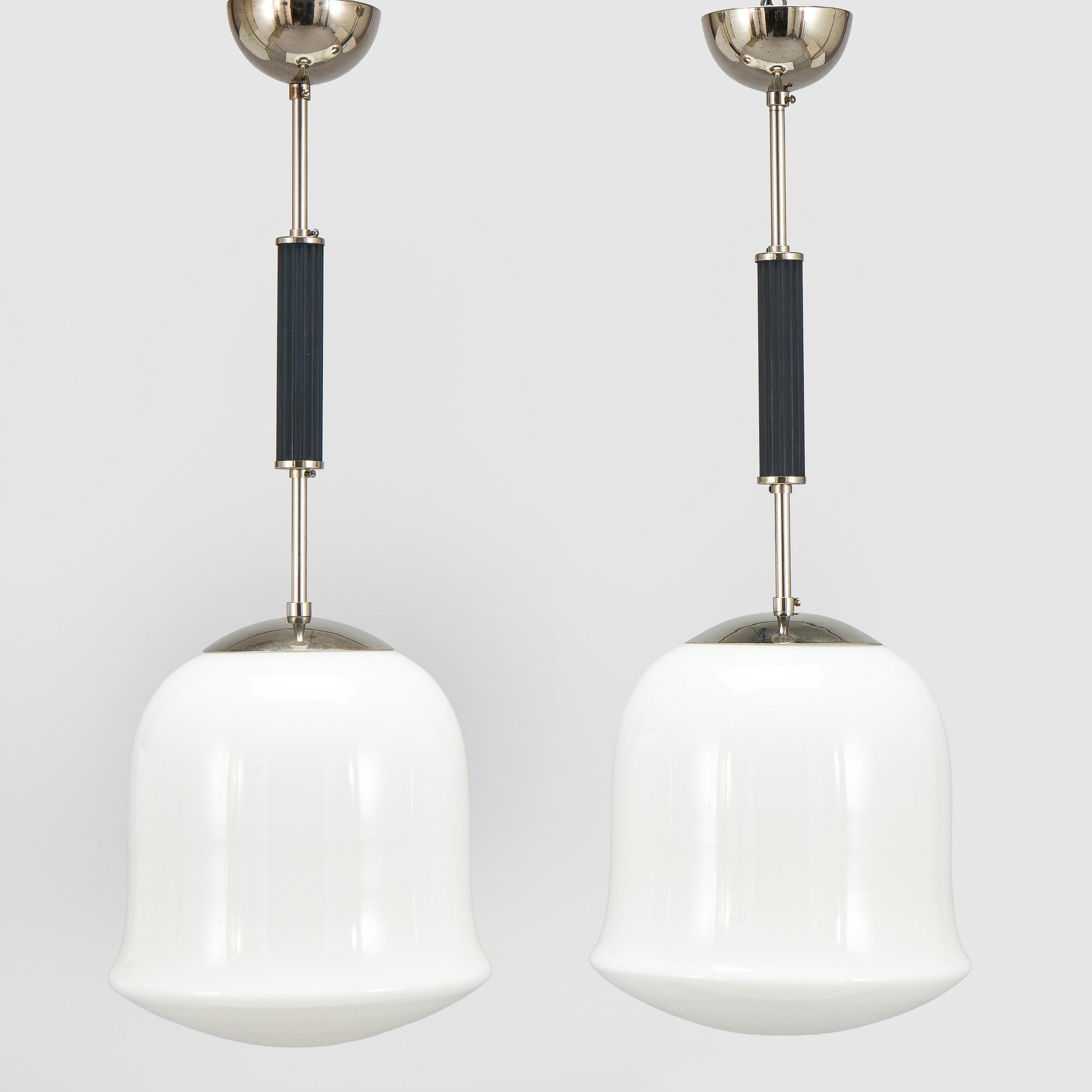 Gunilla Jung, kattovalaisimia, 2 kpl, malli 1020, Orno 1930-luku.