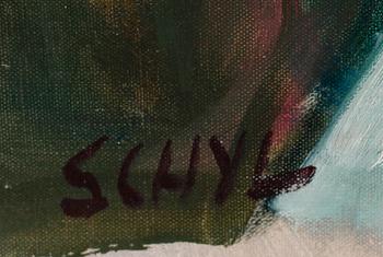 JULES SCHYL, olja på duk, sign.