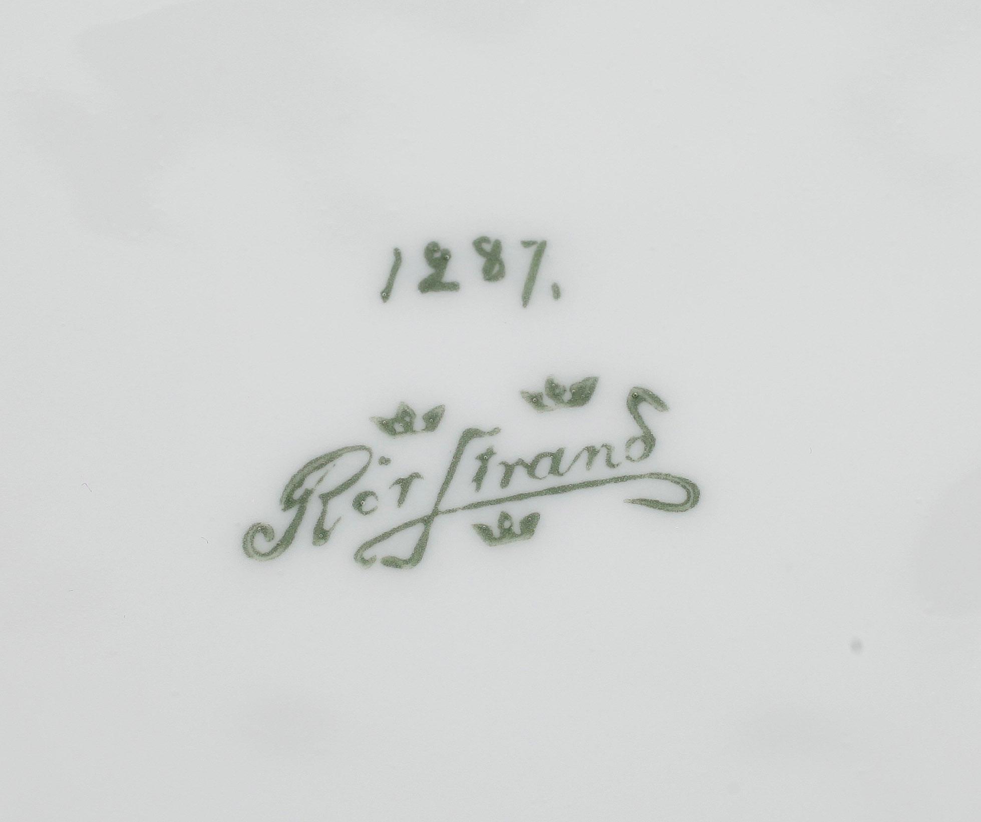 SKÅL, porslin, jugend, Rörstrand, tidigt 1900-tal.