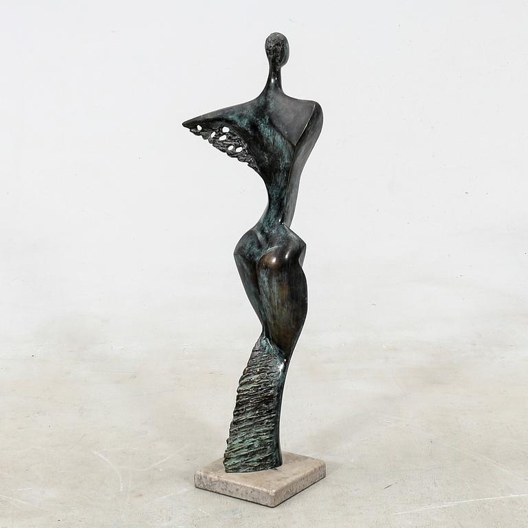 Stan Wys, sculpture Standing Woman signed and numbered.