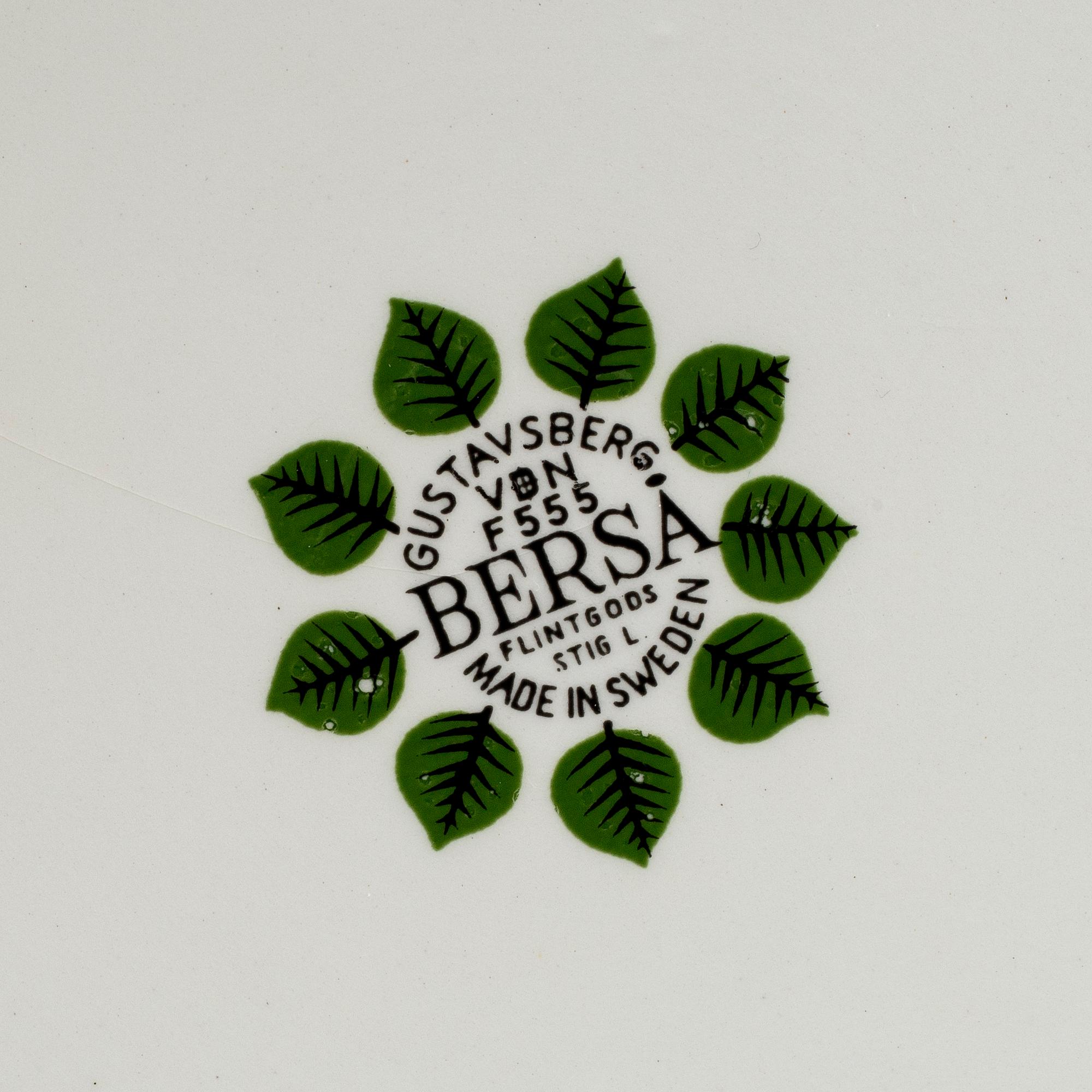 A 67 pcs 'Berså' dinner service by Stig Lindberg, Gustavsberg.