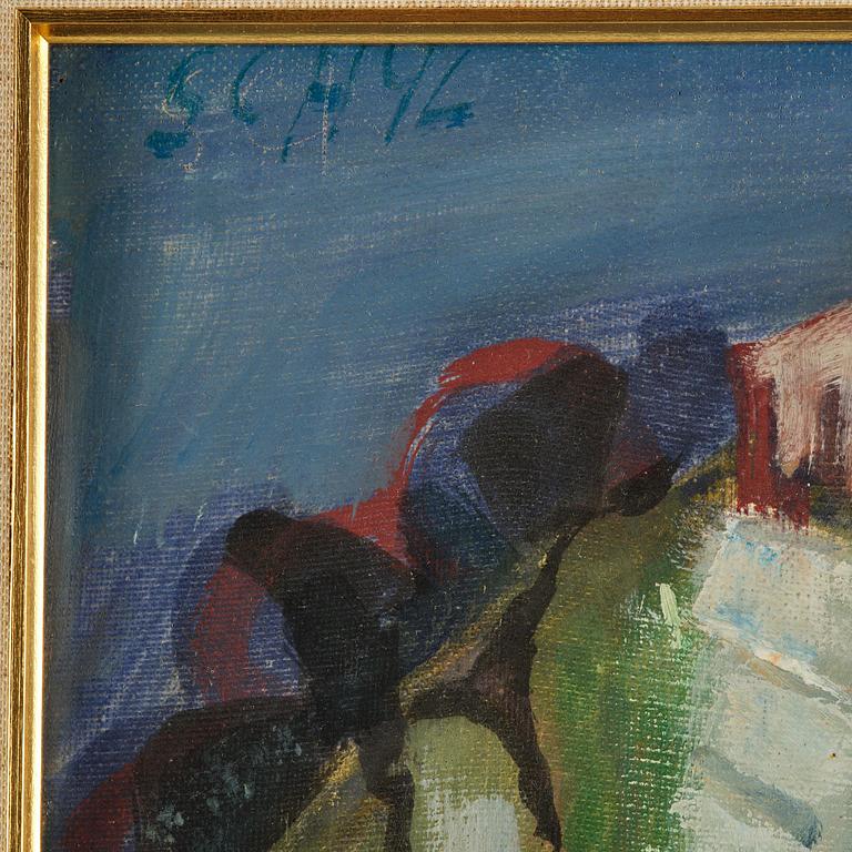 Jules Schyl, View from Capri.