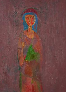 Oleg Kuznetsov, oil on canvas, verso signed and dated 1993.