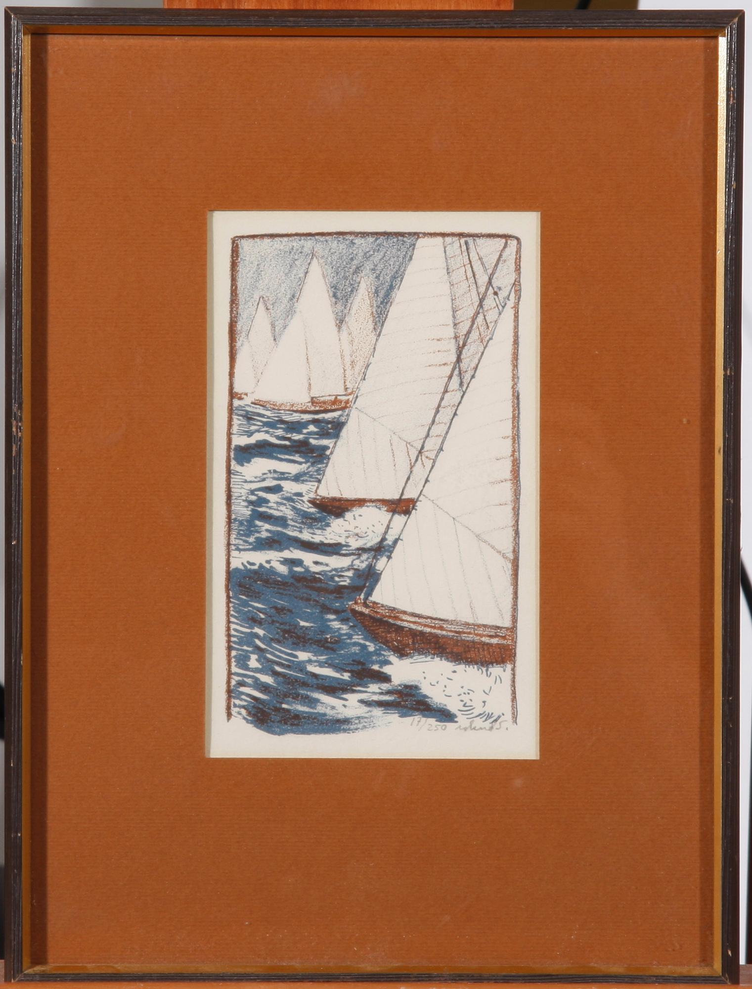 SVENSSON, ROLAND. Litografier, 3 st. Sign. o numr.