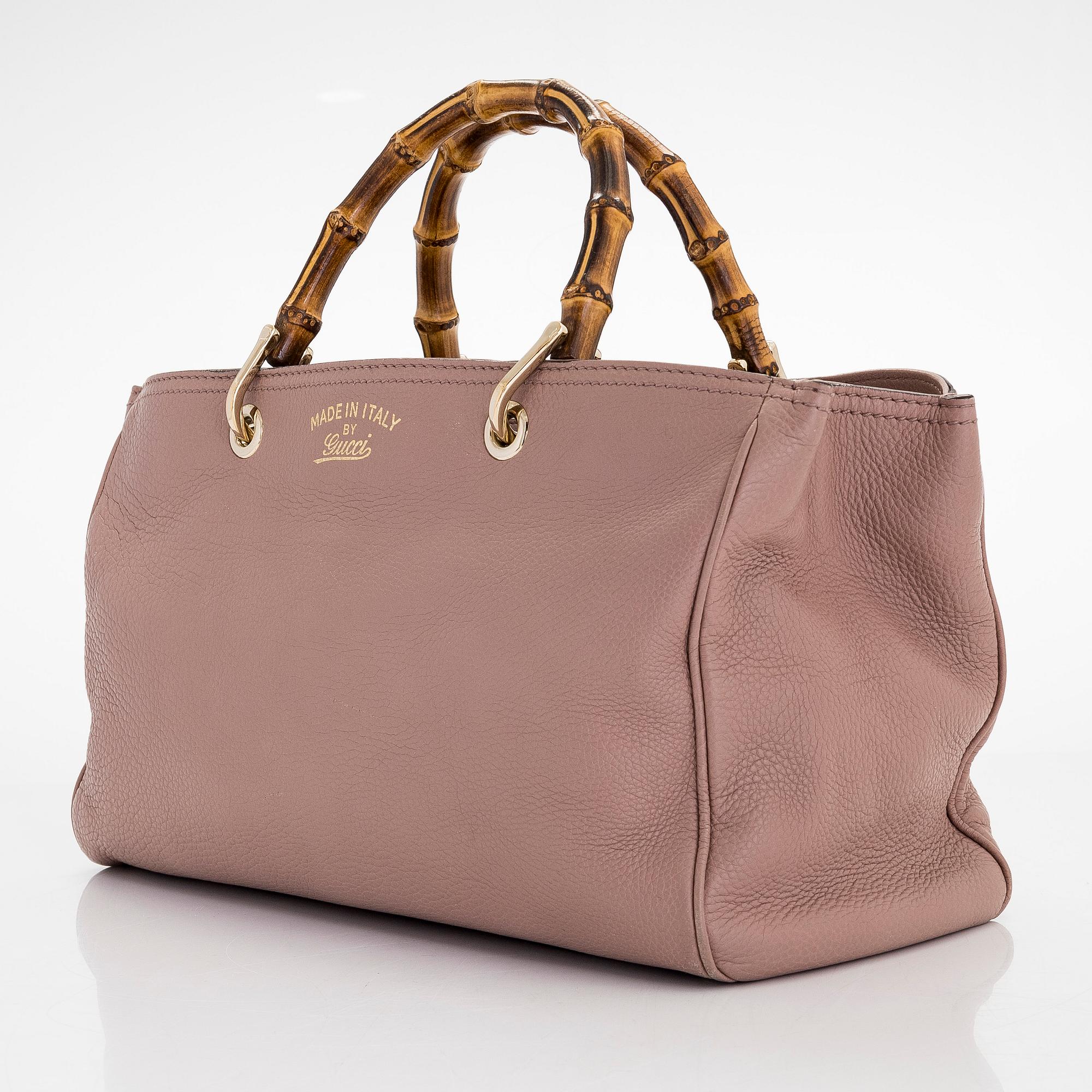 Gucci, a 'Bamboo shopper' bag.