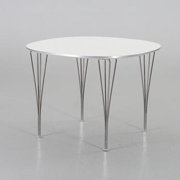 BRUNO MATHSSON & PIET HEIN, bord, "Supercirkel", för Fritz Hansen, 2000-tal. Formgivet 1964.