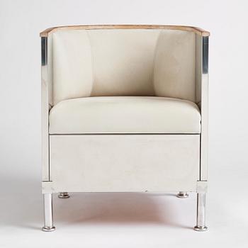 Mats Theselius, an 'Inox' armchair, ed. HC 16/19, for Källemo, Sweden post 2015.