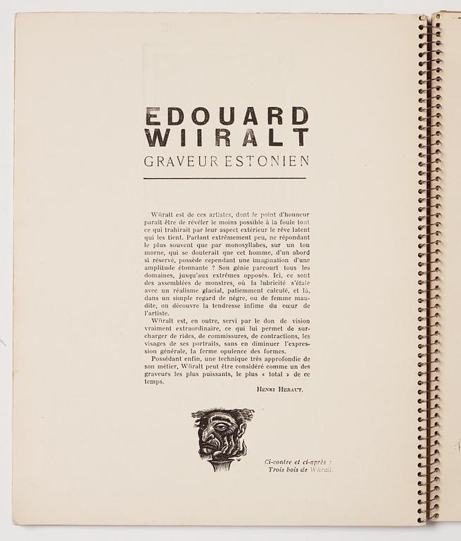Art magazine, "Xylographie revue internationale de gravures sur bois", no 7 February 1935.