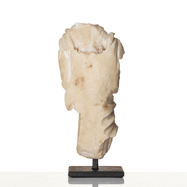 A Grand tour alabaster souvenir presumably 17th century.