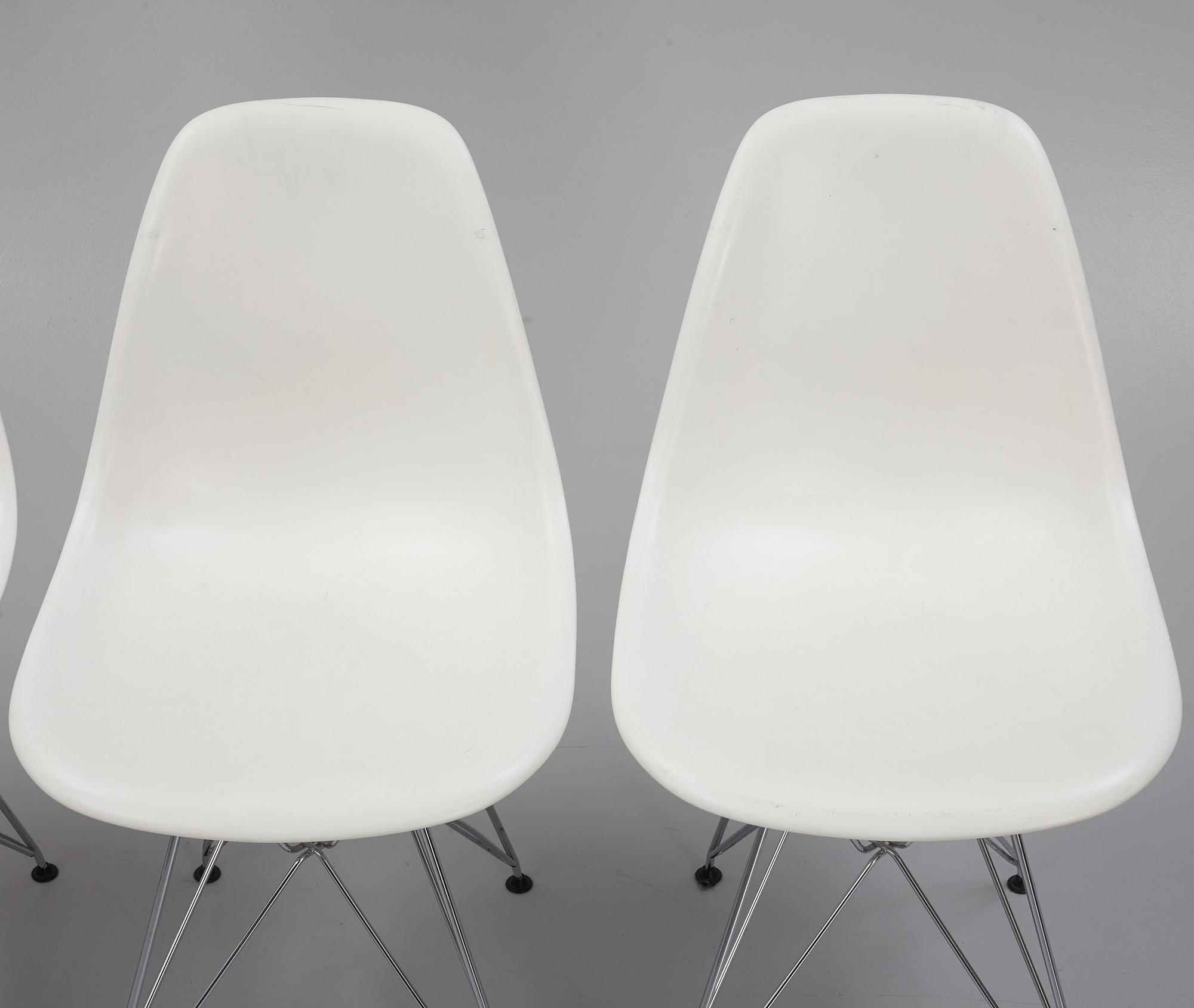 Charles & Ray Eames, stolar, 6 st, "Plastic chair", Vitra, 2006.