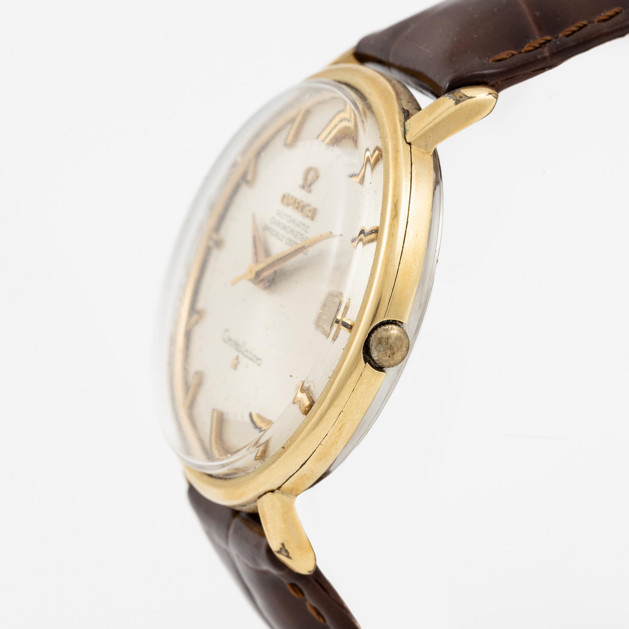 Omega, Constellation, "Pie-Pan", wristwatch, 35,5 mm.