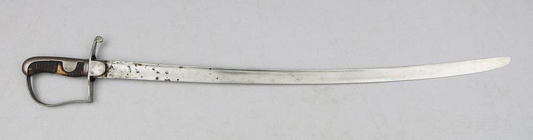 SABEL, modell 1831, för artilleriet.