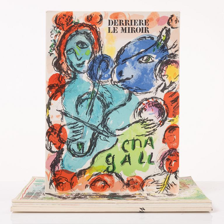 Periodicals, 5 pcs, "Derrière Le Miroir", published by Galerie Maeght.