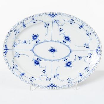 Royal Copenhagen, seven service pieces, 'Blue Fluted', Denmark.
