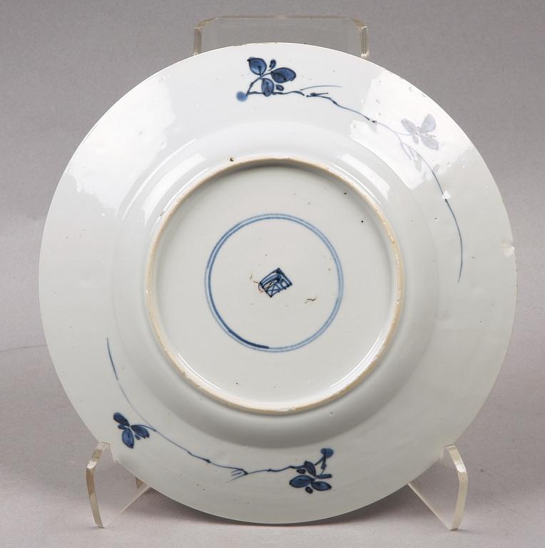 TALLRIK, porslin, Kina, Kangxi (1662-1722).