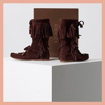 STÖVLETTER, Gucci, storlek 35.