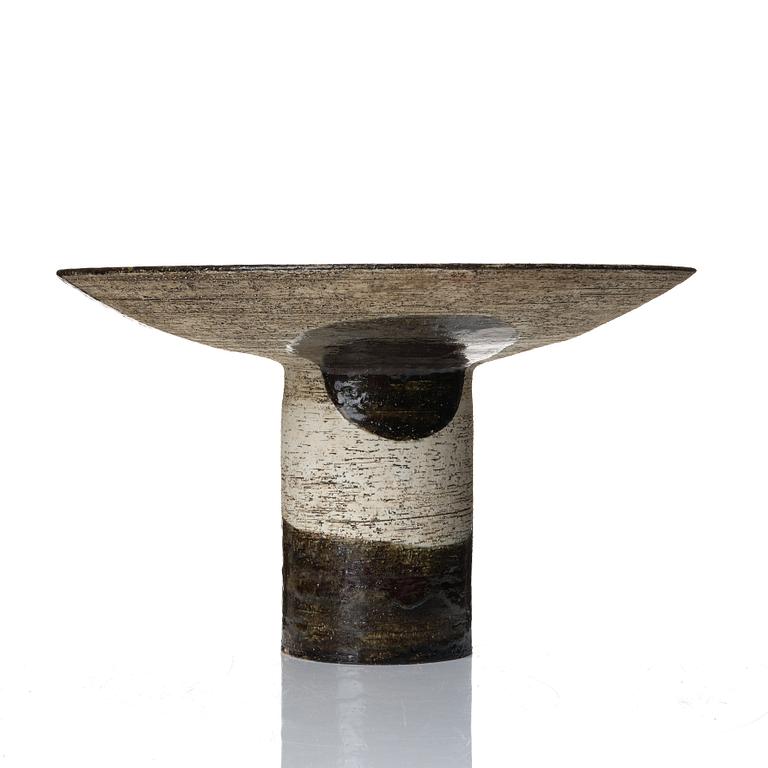 Sylvia Leuchovius, a unique stoneware centrepiece, Rörstrand, Sweden 1950s-60s, nr 879d.