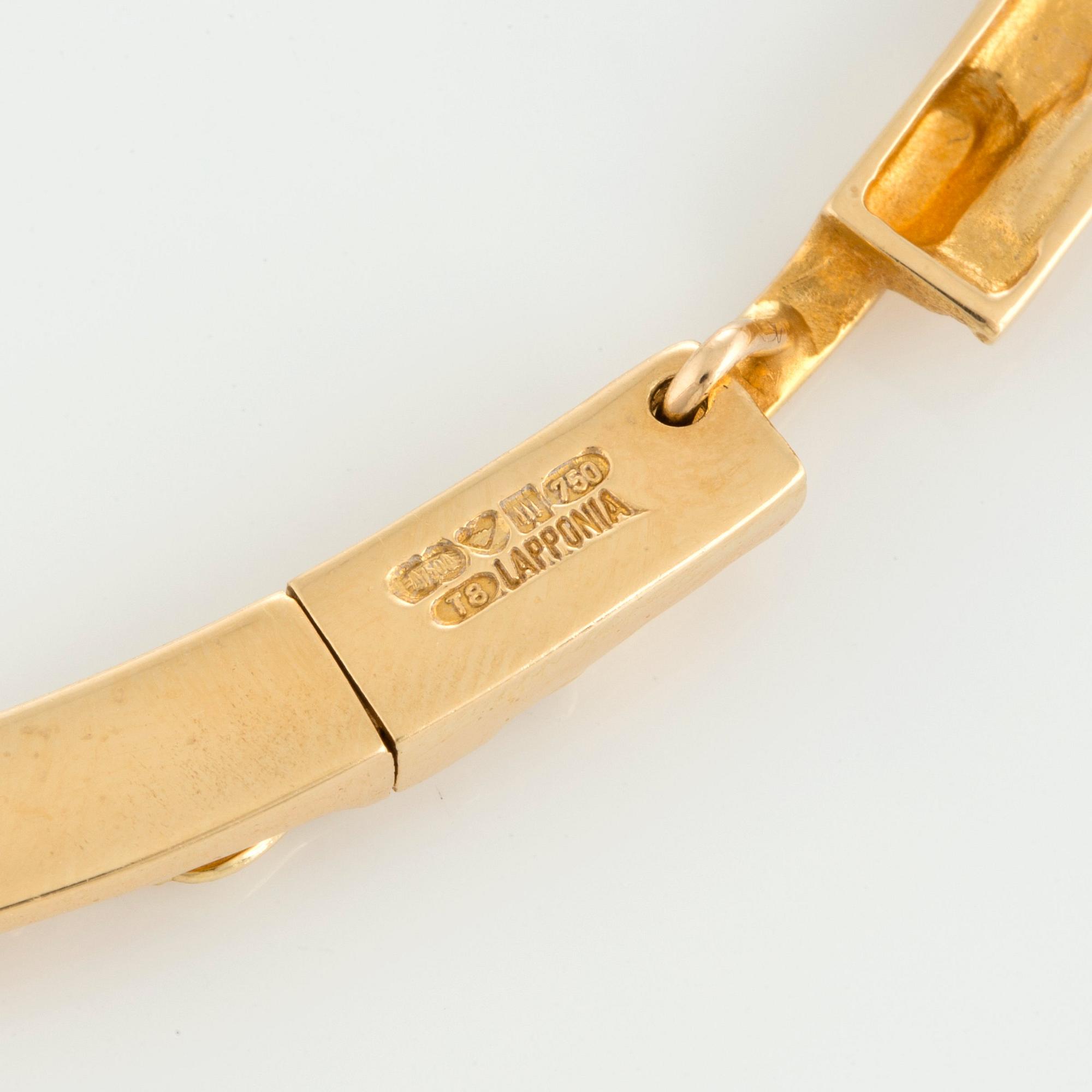 Björn Weckström collier 18K guld.