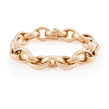 An 18K gold bracelet, Jan Hellströmer for W.A. Bolin.