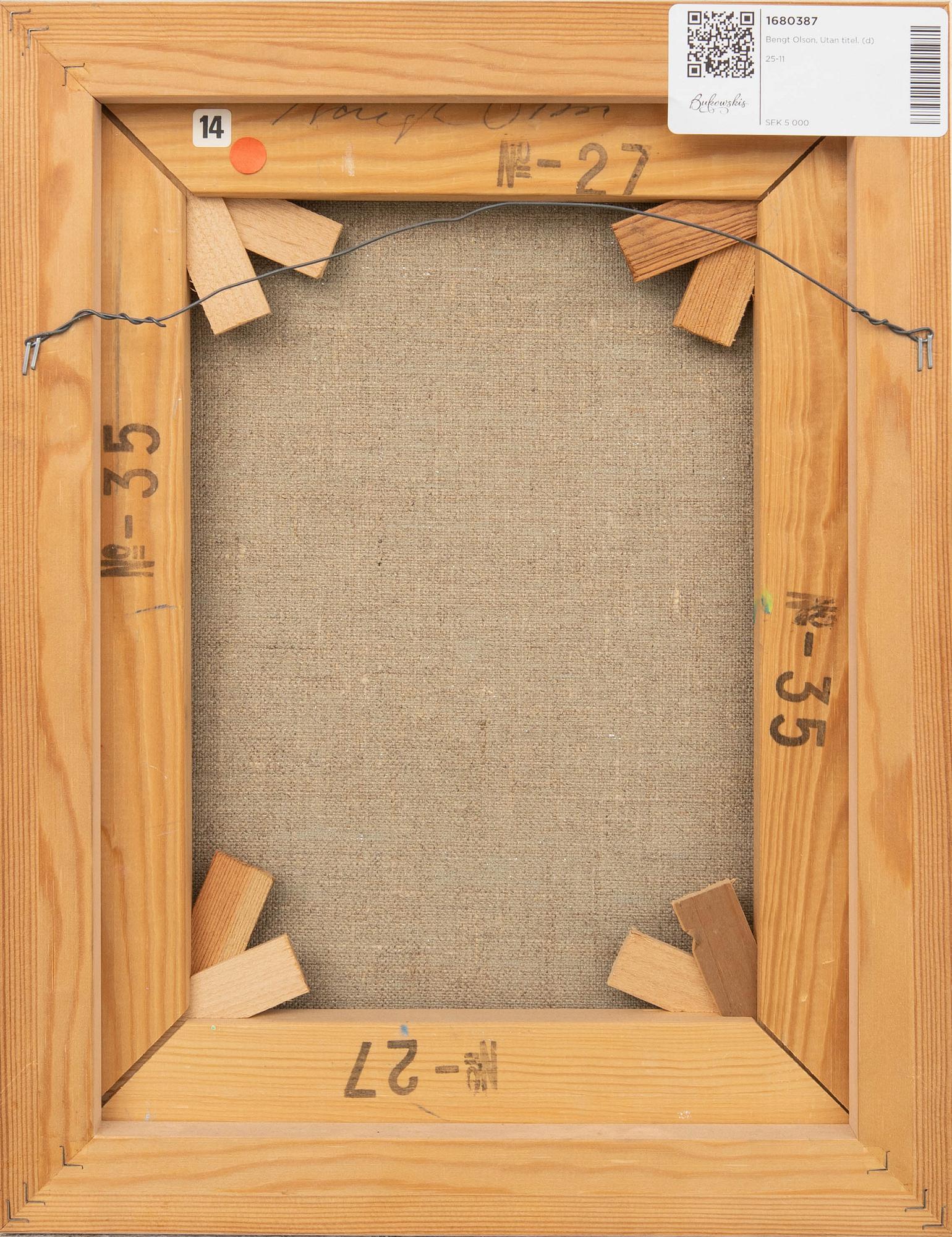 Bengt Olson, Untitled.