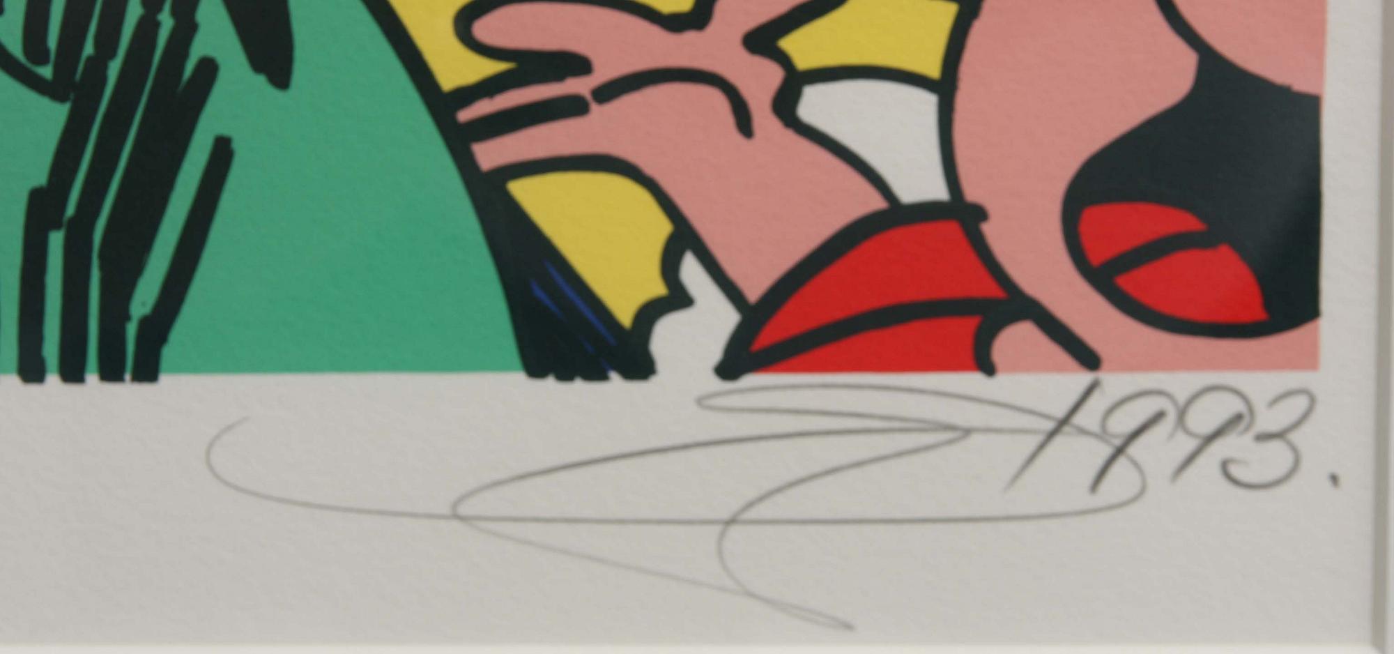 GUDMUNDUR ERRÓ, serigrafi, sign o dat 1993.