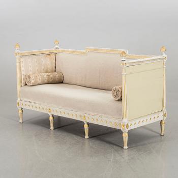 A late Gustavian sofa beginning of the 19th century.