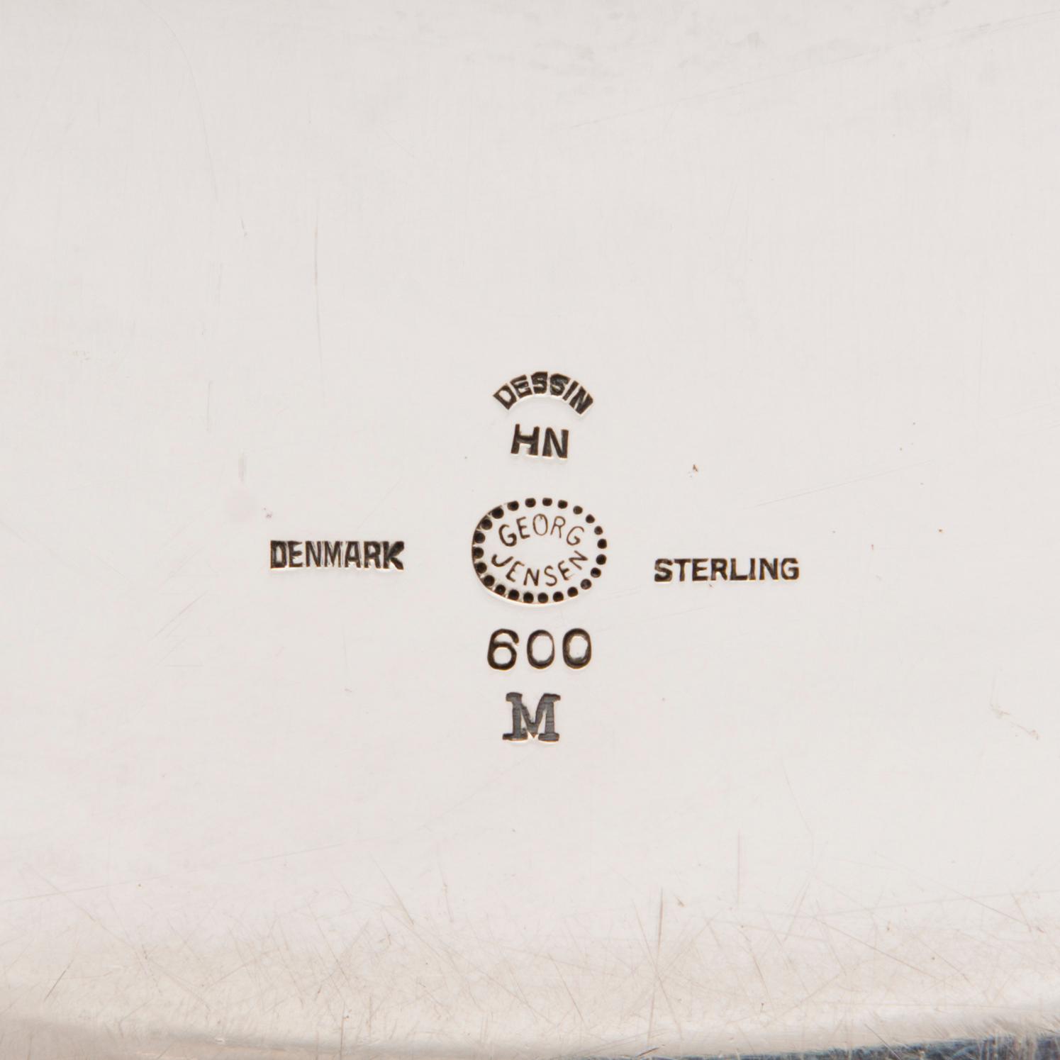 HARALD NIELSEN, FAT, sterling silver, Georg Jensen, Köpenhamn 1945-77.