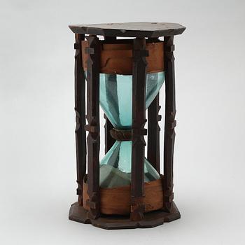 one 19th century hourglass.