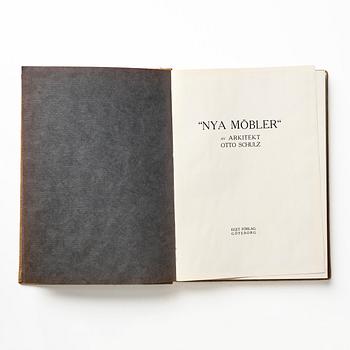 Otto Schulz, "Boet" magazine, bound volumes 1928, 1931-33, loose issues + three "Nya Möbler" and the 1945 jubilee publication.